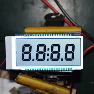 OEM ODM produttore personalizzato TN HTN 40 56 66 70 pin 4 6 cifre segmento Display LCD 7 segmenti schermo 7 cifre LCD per distributore di benzina