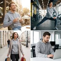 Sweat-shirt à capuche vierge de qualité supérieure, personnalisable sur mesure par le fabricant, pour la distribution en gros
