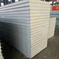 Panneaux de façade sandwich en polyuréthane isolés en PU pour stockage à froid Panneaux de toit et de mur PIR