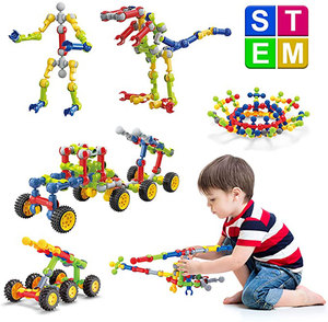 Gran Oferta, el Mejor Regalo para Niños Pequeños, Juego de Construcción de Ingeniería de 170 Piezas, Modelo Educativo STEM, Bloques de Construcción para Niños - Product Image 4