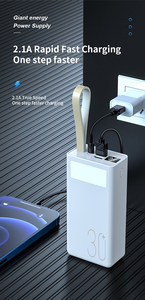Logotipo personalizado 30000mAh Alto litio Reflector LED portátil Cargador rápido Powerbank Pantalla micro USB Características de <span class=keywords><strong>alquiler</strong></span> Hecho en EE. UU. - Product Image 6