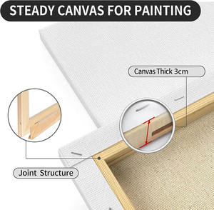 Toile de lin extensible grand format avec paillettes, épaisseur 3 cm, grand cadre pour artiste, toile pour peinture d'artiste - Product Image 2