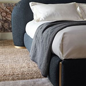 Wbert ชุดเครื่องนอนผ้าสำหรับห้องนอนเตียงขนาดควีนไซส์สำหรับงานแต่งงานหรูหราเฟอร์นิเจอร์สไตล์อิตาลีออกแบบได้ตามที่ต้องการ - Product Image 4