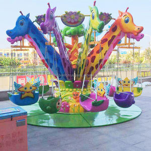 Silla Voladora Mini de 12 Asientos, Juego de Columpios para Niños, Juegos de Carnaval, Equipo de Parque de Atracciones al Aire Libre, Atracción Giratoria - Product Image 4