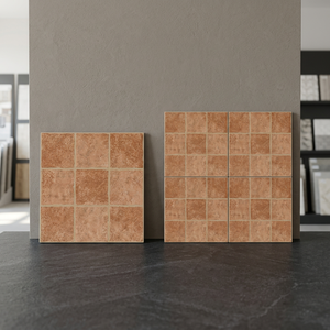 Carreaux de stationnement en porcelaine satinée antidérapants 400x400mm de finition brillante durable à bas prix pour cour - Product Image 1