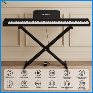 BLANTH Strumento Musicale Pianoforte Digitale Portatile <span class=keywords><strong>88</strong></span> Tasti Tastiera Digitale Cinese Pianoforte a Tastiera - Product Image 2