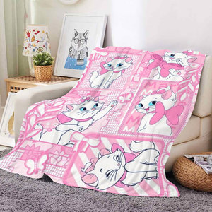 ผ้าห่มขนแกะลายแมวเหมียวมารีน่ารักแบบใหม่ ผ้าฟลีซเนื้อนุ่ม สำหรับเด็กและผู้ใหญ่ ใช้ในบ้านหรือสวมใส่ได้ เป็นของขวัญสำหรับเด็กชายและเด็กหญิง - Product Image 4