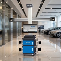 Máquina de Alineación de Ruedas 3D AUTEC ATW-A80 con Pantalla LED, Fuente de Alimentación de 220V, Sin Límite de Velocidad de Balanceo