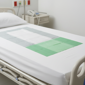 Draps de lit jetables imperméables multi-usages à 5 couches, antidérapants, pour le positionnement des patients, pour adultes et personnes âgées - Product Image 4