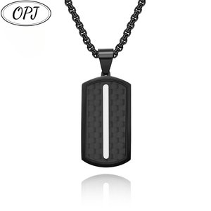 Original simplicité conception mâle transfrontalier chaud tout match pendentif nouveau porte-chance collier mode pendentif collier - Product Image 1