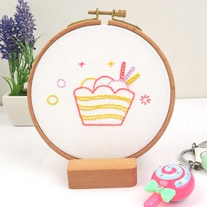 Kit de broderie fait main pour enfants, kit de bricolage pour la décoration, kit de broderie au point de croix rond pour débutants, cours d'artisanat - Product Image 4
