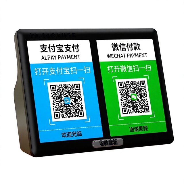 Customized Payment-Code Announcer Wireless Mobile-Scan Speaker Alipay/WeChat QR-Code Notification Audio Black 10-Year