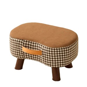 Simple solid wood <b>stool</b>, shoe changing <b>table</b>, stylish living room sofa, pedestal, coffee <b>table</b>, low <b>stool</b>, small chair, - Product Image 5