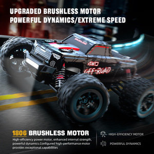 Voiture de course RC tout-terrain 4x4 sans balais haute vitesse, modèle monstre entièrement proportionnel, jouet télécommandé - Product Image 5