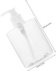 Bouteilles en plastique PET de haute qualité de 300 ml et 500 ml pour le shampooing, l'après-shampooing, le gel douche, les cosmétiques, les lotions - Product Image 2