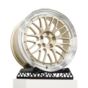 Jantes personnalisées LM Monoblock Champagne Gold Polished Edge 17 18 19 20 21 22 pouces pour BMW M2 M3 M4 Z3 E36 E46 Porsche 911 993 - Product Image 3