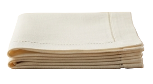 Serviettes en tissu de coton ivoire de bonne qualité pour la mise en table, salle à manger, restaurant, hôtel, café, mariage, événements, en vente - Product Image 5