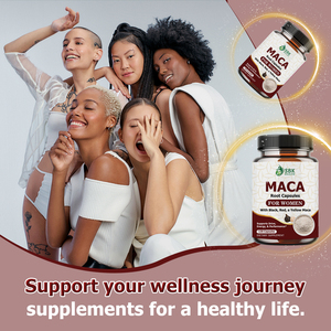 Capsules de racine de Maca de haute qualité pour femmes, mélange de racine de Maca, soutien énergétique, favorise la performance et l'énergie. - Product Image 6