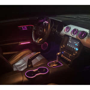 Éclairage d'ambiance pour voiture, amélioration de l'éclairage intérieur pour Ford Mustang 2015-2022, accessoires de voiture, décoration intérieure - Product Image 4