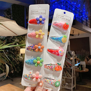 <span class=keywords><strong>Pl</strong></span> 5 Stks/pak Mode Koreaanse Kinderen Haarclips Sweet Bb Haarspelden Schattige Fruit Dier Baby Accessoires - Product Image 3