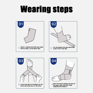 Tobillera Deportiva Ligera de Compresión y Estabilización para Correr, Baloncesto, Fútbol, Senderismo, Prevención de Esguinces y Protección - Product Image 4