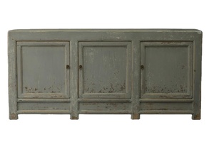 Meuble de rangement latéral ancien de style oriental chinois, reproduction antique, vieilli, meubles de salon - Product Image 3