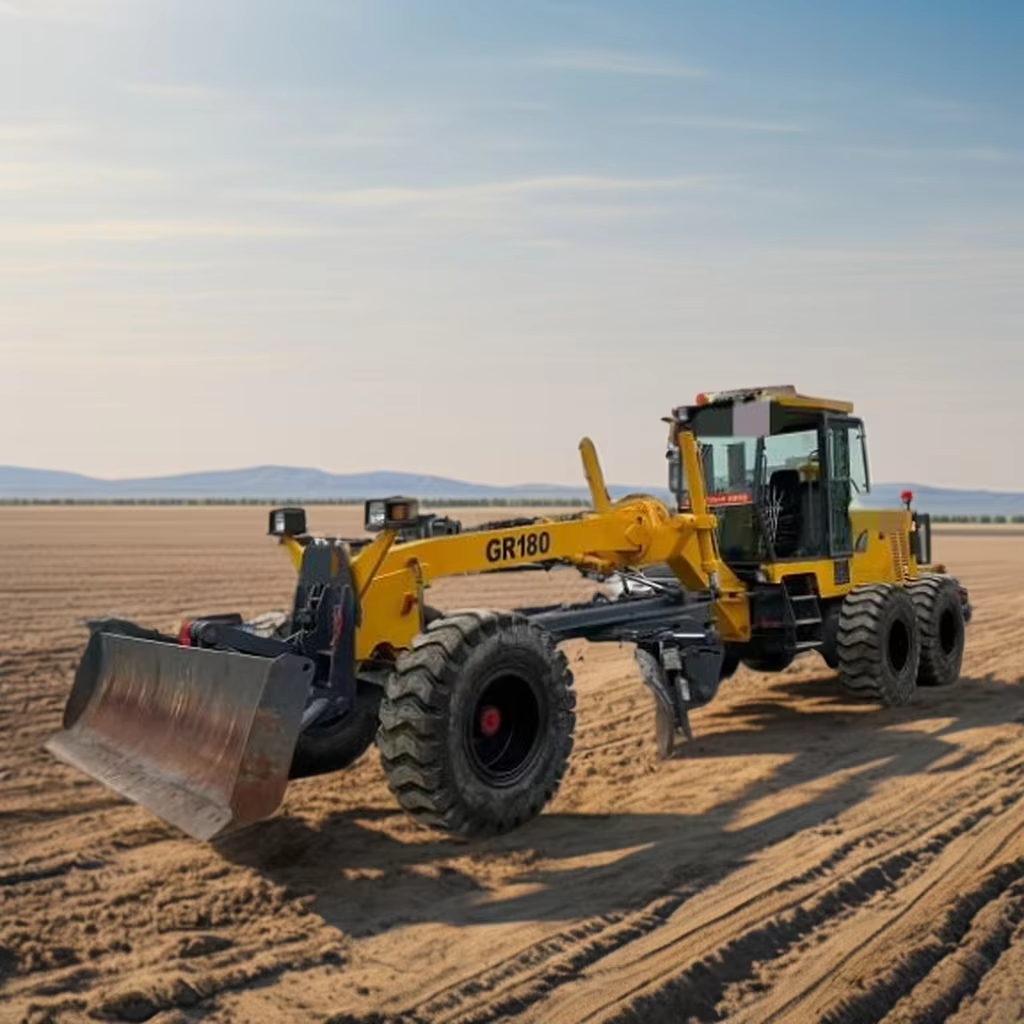 95% Новый 4x4 колеса Подержанный Грейдер GR180 дорожный трактор грейдер Китай завод дешевая цена строительная машина