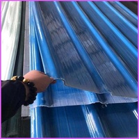 La toiture transparente de la longue envergure FRP de coût bas couvre les tuiles ondulées imperméables légères de fibre de verre