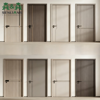 Porta Interna Arcuata Architettonica Premium SLS, Porta in Legno Minimalista Personalizzata per Progetti di Arredamento Completo di Boutique