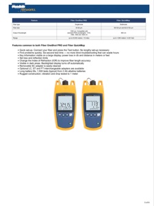 Fluke Networks Fos-s FiberOneshotPro Fluke Original Détecteur de défauts monomode Fluke Nouveau Fos-100-s Fos-100-s-vfl Fos-sfp-pm - Product Image 6