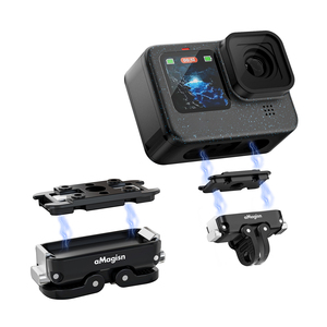 Amagins dễ dàng sử dụng trọng lượng nhẹ Mini Magnetic nhanh chóng phát hành Kit cho <span class=keywords><strong>GoPro</strong></span> hero13/12/11/10/9/Max Thể thao Phụ Kiện máy ảnh - Product Image 1