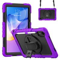 Étui de tablette rotatif à 360 degrés pour Xiaomi Redmi Pad 2 2025 11 pouces, coque de protection hybride antichoc avec bandoulière