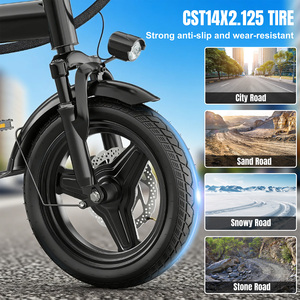Vélo Électrique <span class=keywords><strong>Pliant</strong></span> Compact 14 Pouces, Moteur 250W, Batterie Lithium 48V, Assistance au Pédalage, Amovible, Idéal <span class=keywords><strong>Appartement</strong></span> et Ville - Product Image 3