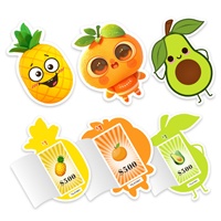 Cartes à gratter à thème fruitier avec impression numérique unique et design primé, en papier offset et carton