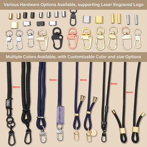 Chaîne universelle réglable de lanière de téléphone portable de polyester avec l'attache d'<span class=keywords><strong>Iphone</strong></span> - Product Image 2