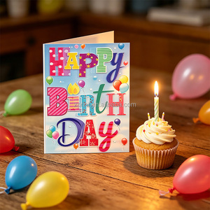 Cartes de vœux lenticulaires 3D personnalisées avec logo imprimé, animations 3D à effet de profondeur, cartes cadeaux pour anniversaires, fêtes, bénédiction et célébrations - Product Image 5