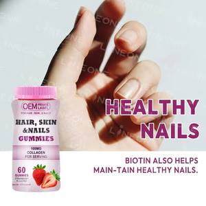 Gomitas para Cabello, Piel y Uñas, Colágeno, Vitaminas, Belleza Femenina, Crecimiento del Cabello, Blanqueamiento de la Piel, Suplemento en <span class=keywords><strong>Caramelos</strong></span> para Mujeres, Cabello, Piel y Uñas - Product Image 2