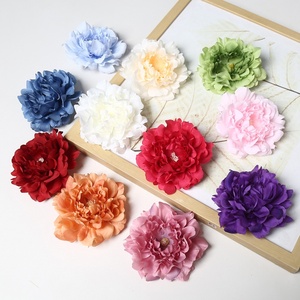Large Peony Flower Head Artificial Wedding Road Lead Flower Wall <strong>Background</strong> Decoration DIY Lantern Accessories Silk Photography - Product Image 1