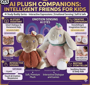 Oso de Peluche Interactivo con IA, Juguete de Peluche con Reactor Magnético de IA, Compañero de Voz en Tiempo Real con WiFi y ChatGPT, Robot de Juguete - Product Image 2