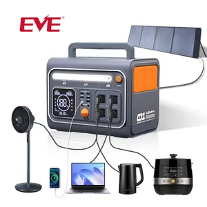 EVE 1200W 1024Wh Almacenamiento de energía de litio Estación de Banco de energía al aire libre Generador solar portátil de energía de respaldo