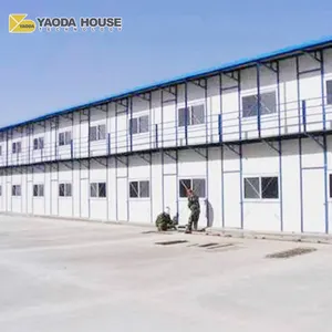 Best Sellers chinese wholesalers for sale quick assembly dormitory area living quarters 2 floor 5x5 complete prefab house