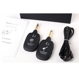 Оптовая продажа, звукосниматель для электроакустической бас-гитары, передатчик и приемник, беспроводная гитарная система - Product Image 1
