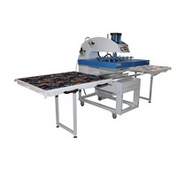 Máquina de sublimación automática de gran formato con doble estación y placa deslizante, prensa de calor hidráulica neumática digital CE