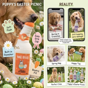 Jouets <span class=keywords><strong>en</strong></span> peluche pour chien <span class=keywords><strong>en</strong></span> forme de bouteille de bière de Pâques, lot de 4, jouets à mâcher couineurs pour chiots <span class=keywords><strong>en</strong></span> forme de <span class=keywords><strong>champagne</strong></span> et de vin, jouets interactifs <span class=keywords><strong>en</strong></span> peluche durables pour animaux de compagnie - Product Image 2