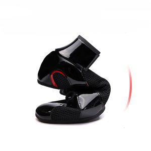 Zapatos de baile modernos de cuero + red para mujeres adultas Zapatos de baile de <span class=keywords><strong>salsa</strong></span> de suela blanda de tacón bajo - Product Image 5