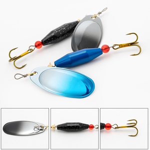 Set di 5 Esche Rotanti in Metallo, 90mm 18g, Esche Artificiali Affondanti per <span class=keywords><strong>Pesca</strong></span> di Trota e Spigola in Acque Dolci e Salate - Product Image 5