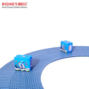 Hongsbelt HS-1201B sisi fleksibel sabuk atas berlubang pembalik kecil sabuk konveyor modular - Product Image 2