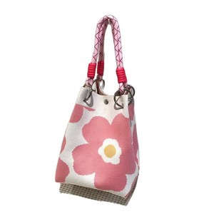 <span class=keywords><strong>Sac</strong></span> fourre-tout à <span class=keywords><strong>bandoulière</strong></span> en polyester tricoté vintage, avec fermeture magnétique et motif floral, modèle 2026, version améliorée en usine - Product Image 5