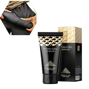 Titan Gel Gold 50ml Crème d'agrandissement du pénis pour hommes Crème de massage d'expansion de la pompe pénienne - Product Image 2