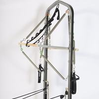Busa Empuk Berdensitas Tinggi untuk Pilates Reformer Half Tower, Dapat Ditingkatkan, Bantalan Aluminium, Studio Rumah MZMM
